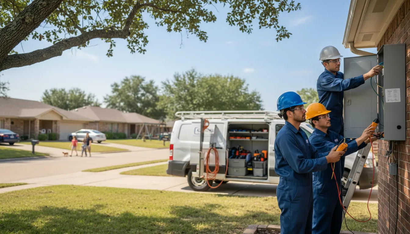 Certified electrician providing emergency electrical services in Ionia, IA